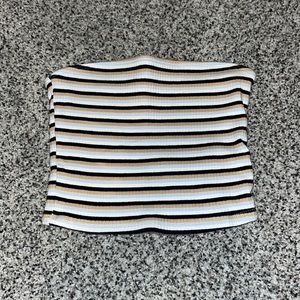 Hollister striped tube top
